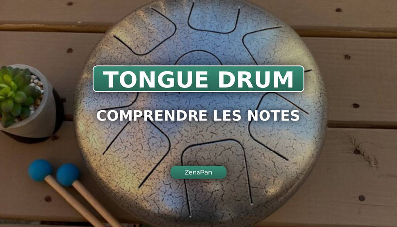 Quelles sont les notes sur un tongue drum ?