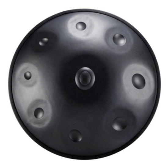 Handpan, frequence 432hz, frequence 440hz, hang drum, hang, gamme ré mineur kurd, do majeur, Zenapan, Fa majeur, couleur  noir